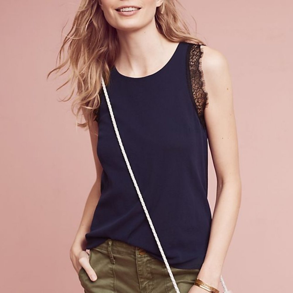 Weston Ravenne Lace Top from Anthropologie